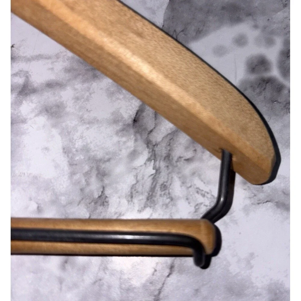 Vintage Turner Bros. Chicago Clothier ~ Wood Wooden Suit Coat Clothes Hangers